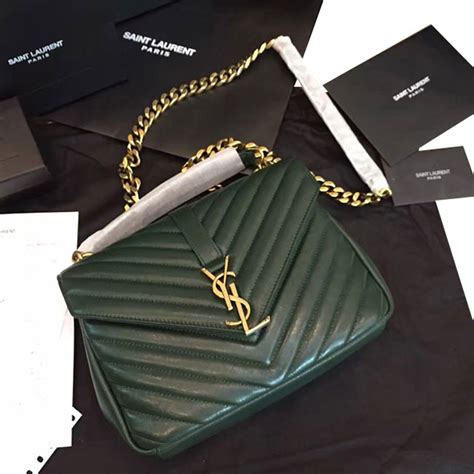 green ysl bag|yves saint laurent shoulder bag.